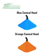 Blue / Orange Conical Hood