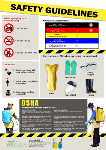 Safety Poster - Mycrop Sdn. Bhd.